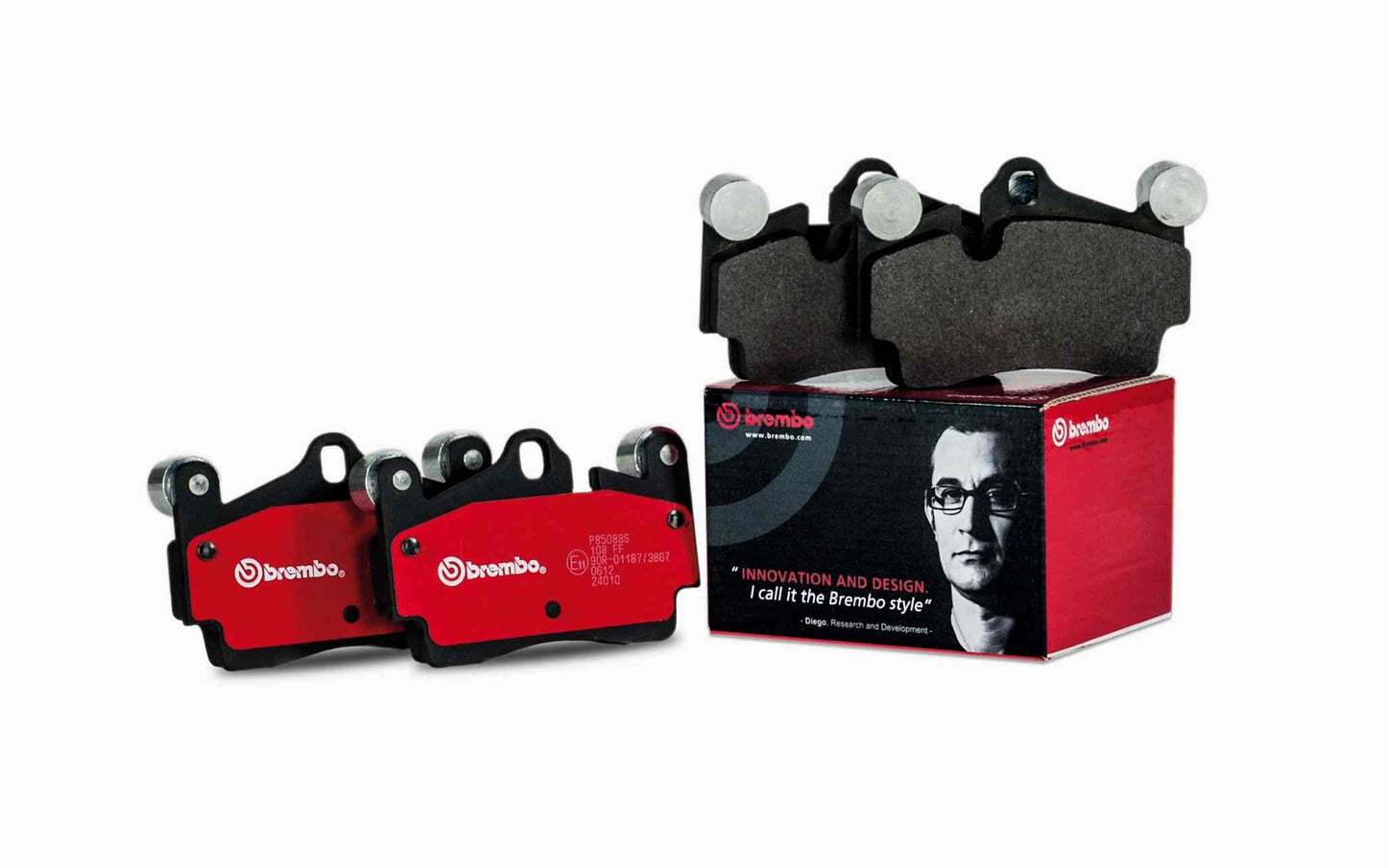 Front Disc Brake Pad Set BREMBO P56107N For Nissan Infiniti Pathfinder Murano QX60 JX35