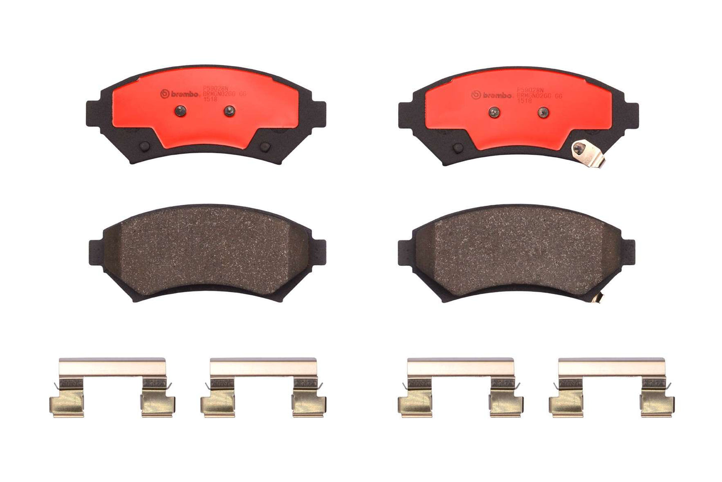 Front Disc Brake Pad Set BREMBO P59028N For Buick Chevrolet Pontiac Oldsmobile Cadillac