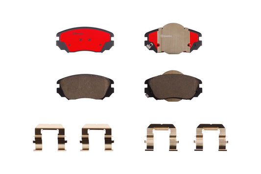 Top View of Front Disc Brake Pad Set BREMBO P59054N