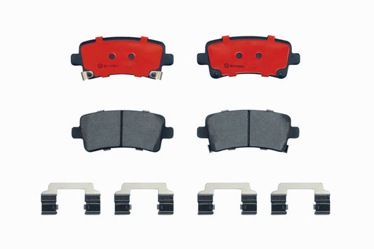 Top View of Rear Disc Brake Pad Set BREMBO P59060N