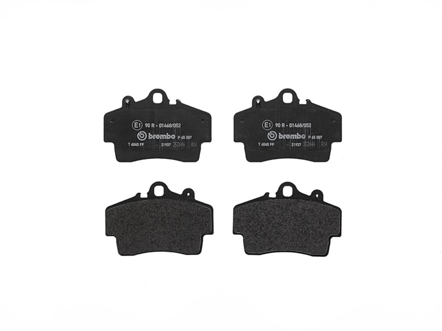 Hardware View of Front Disc Brake Pad Set BREMBO P65007