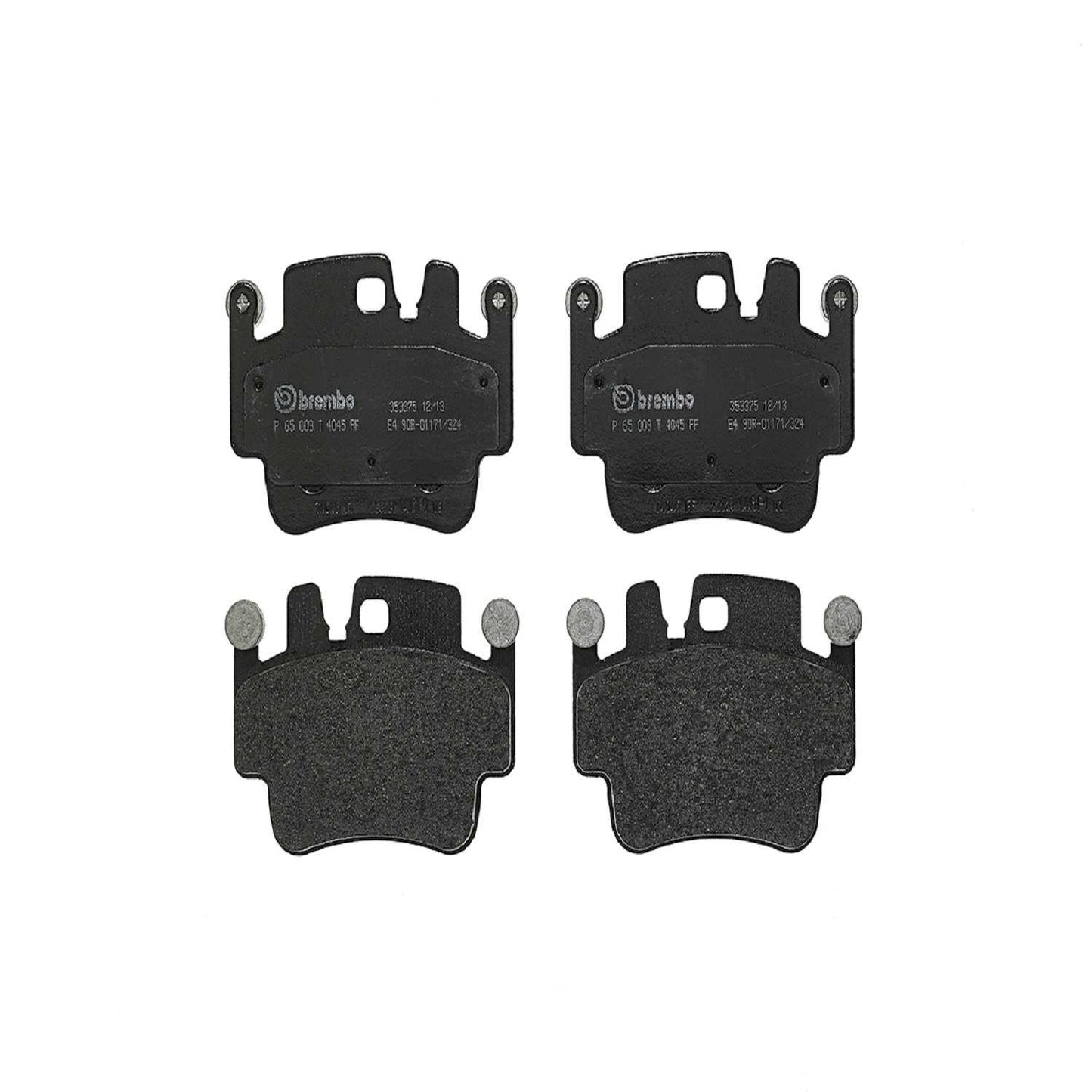 Front View of Front Disc Brake Pad Set BREMBO P65009