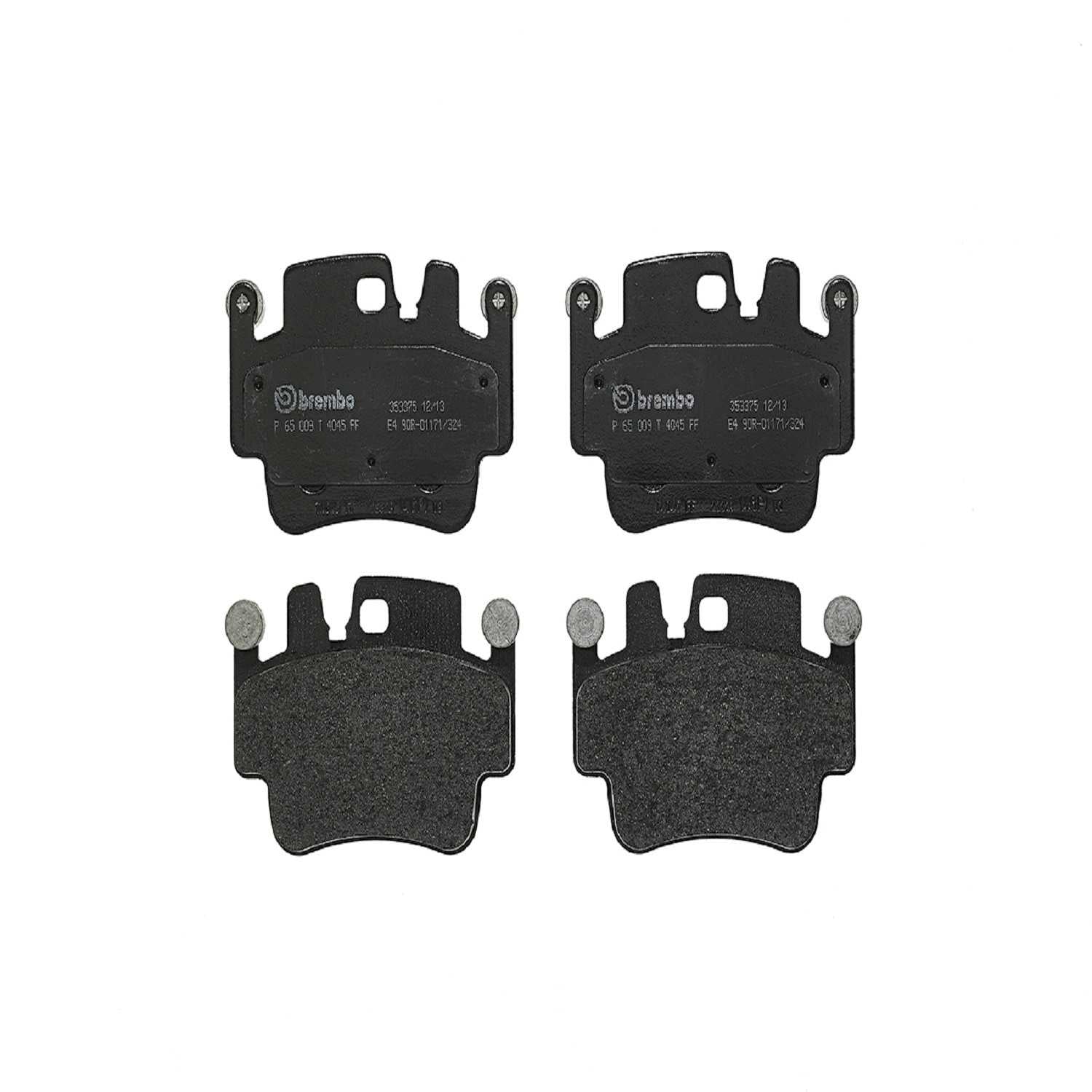 Front View of Front Disc Brake Pad Set BREMBO P65009