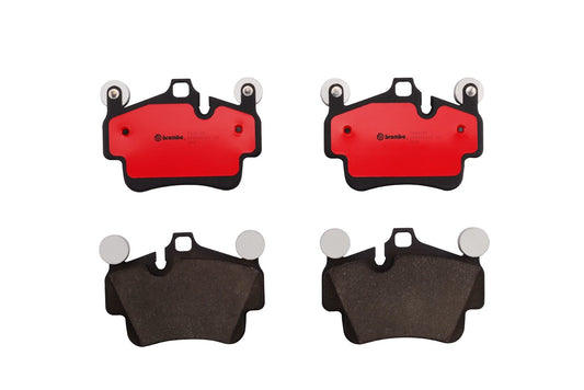 Top View of Rear Disc Brake Pad Set BREMBO P65014N