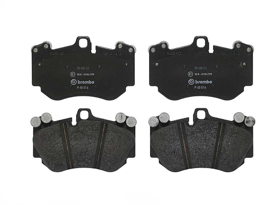 Top View of Front Disc Brake Pad Set BREMBO P65016