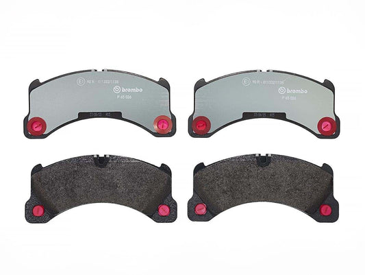 Top View of Front Disc Brake Pad Set BREMBO P65026