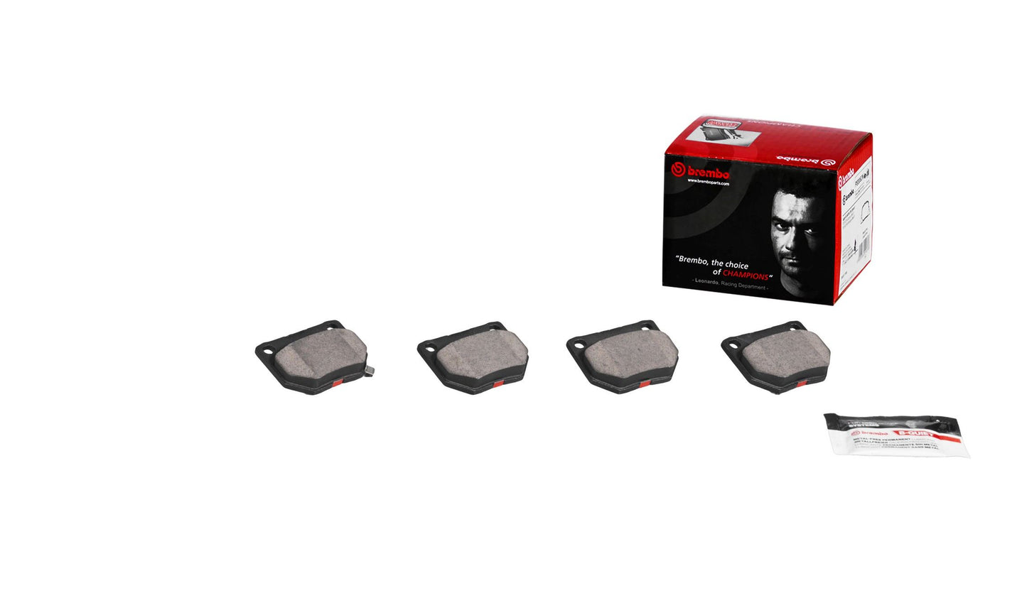 Back View of Rear Disc Brake Pad Set BREMBO P78016N