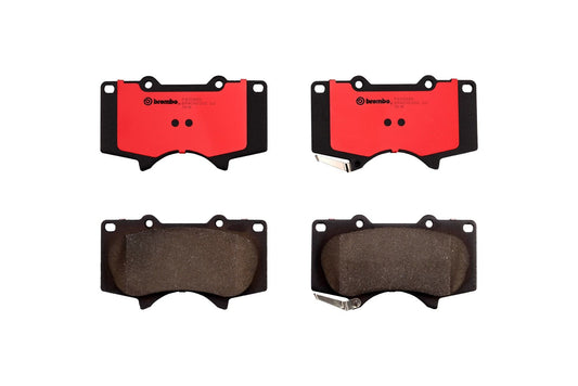 Top View of Front Disc Brake Pad Set BREMBO P83066N