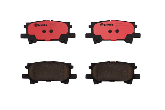 Top View of Rear Disc Brake Pad Set BREMBO P83068N