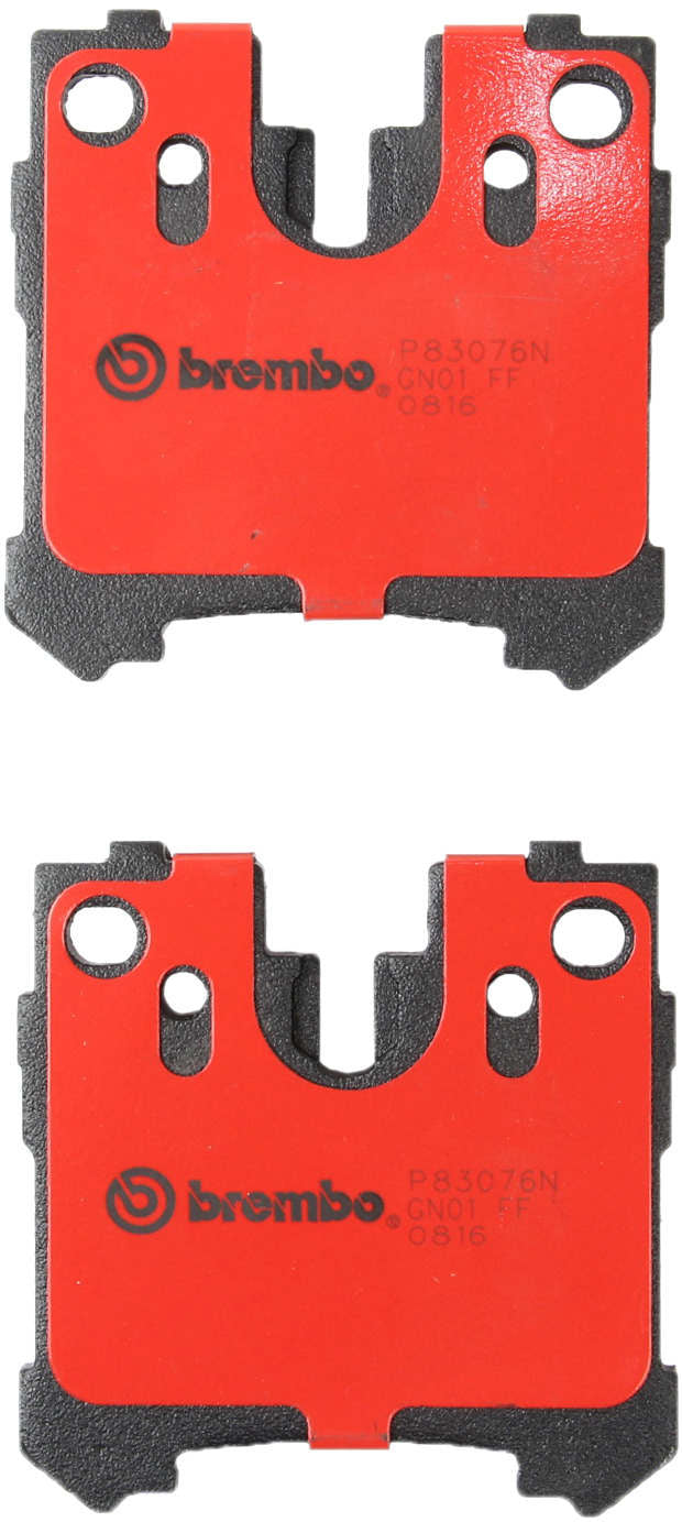 Back View of Rear Disc Brake Pad Set BREMBO P83076N