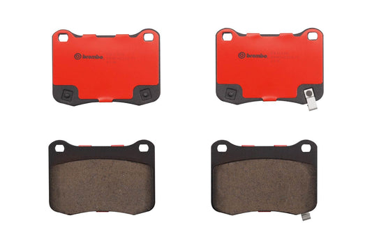 Top View of Rear Disc Brake Pad Set BREMBO P83134N