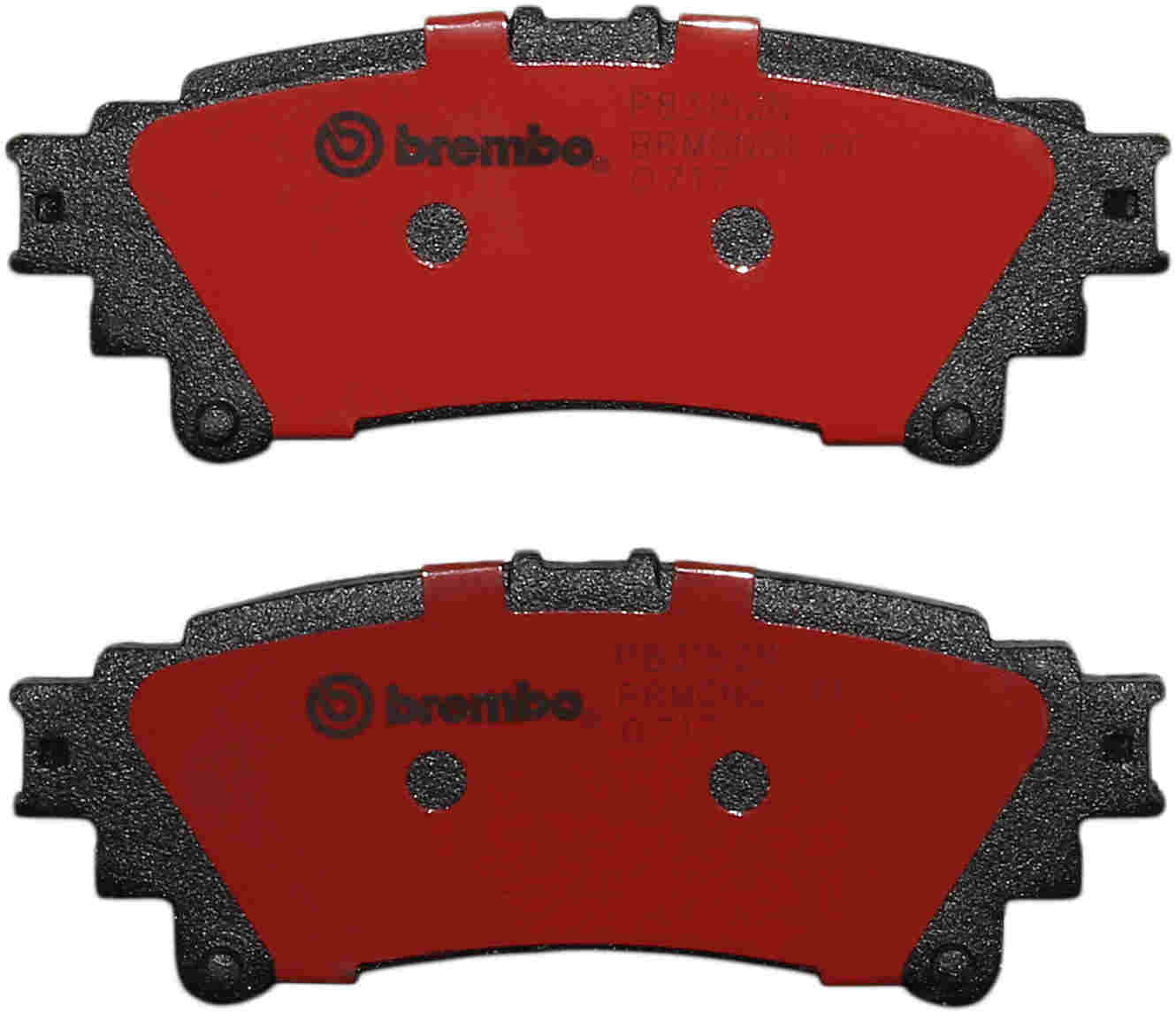 Bottom View of Rear Disc Brake Pad Set BREMBO P83152N