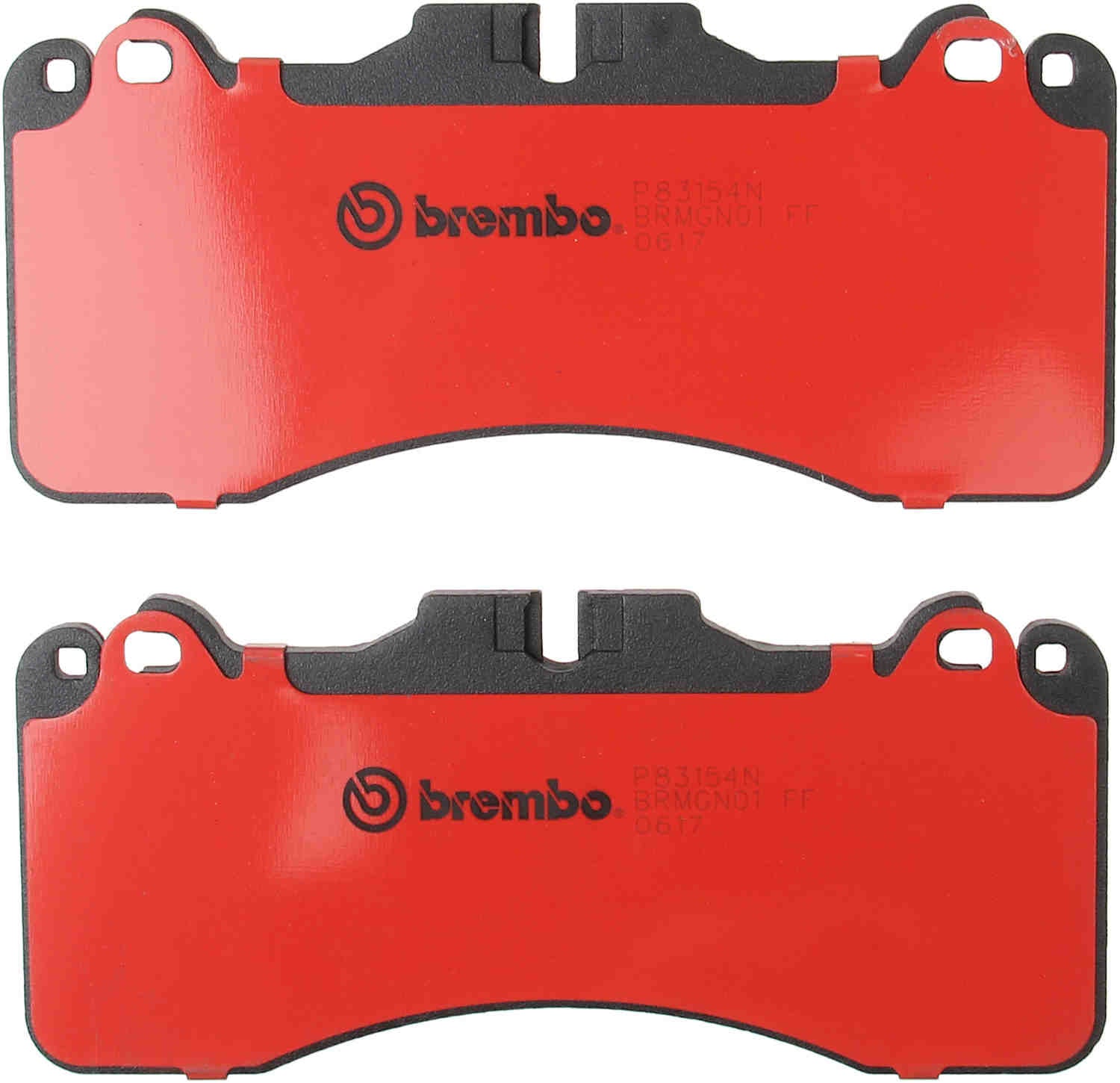 Back View of Front Disc Brake Pad Set BREMBO P83154N