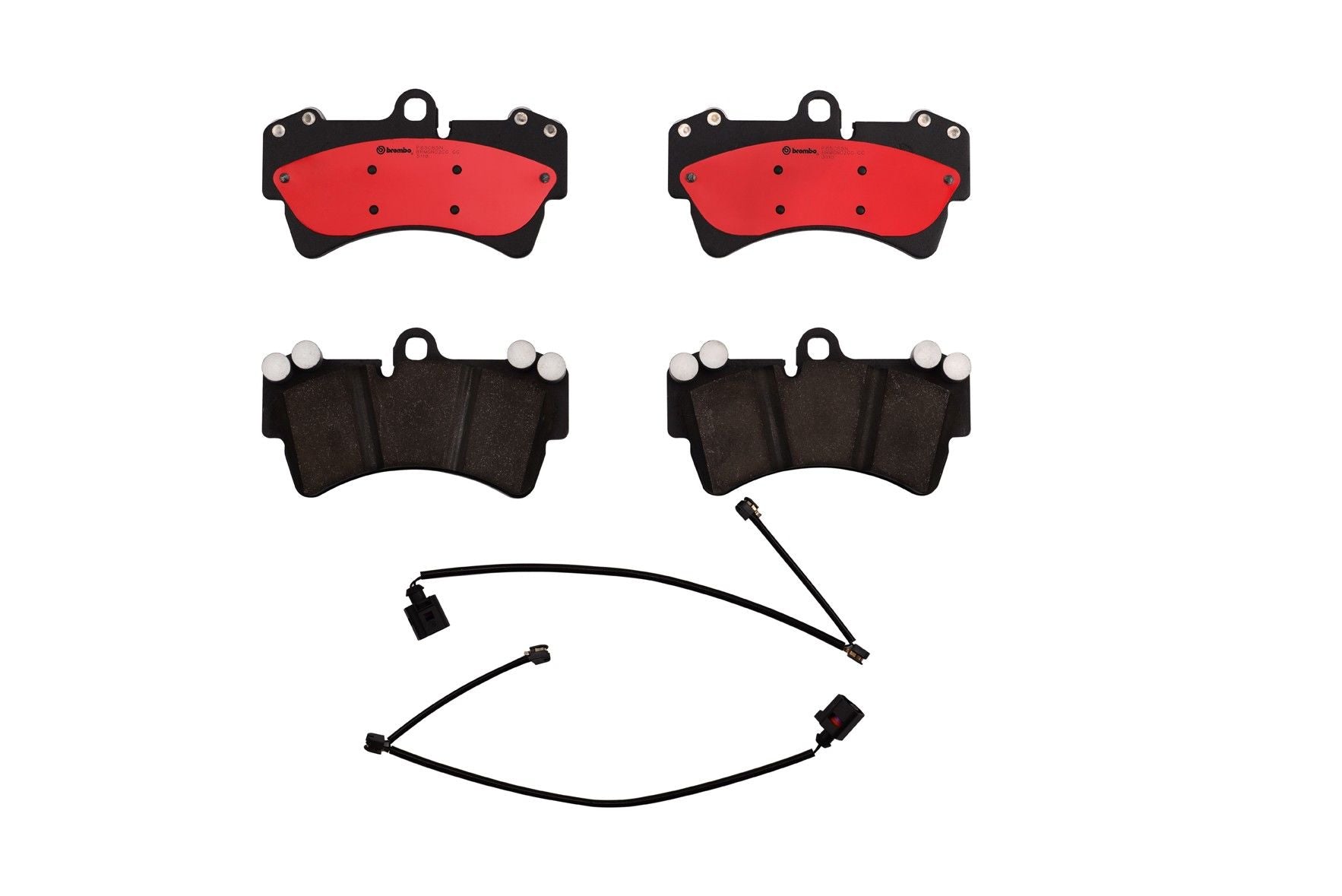 Top View of Front Disc Brake Pad Set BREMBO P85065N