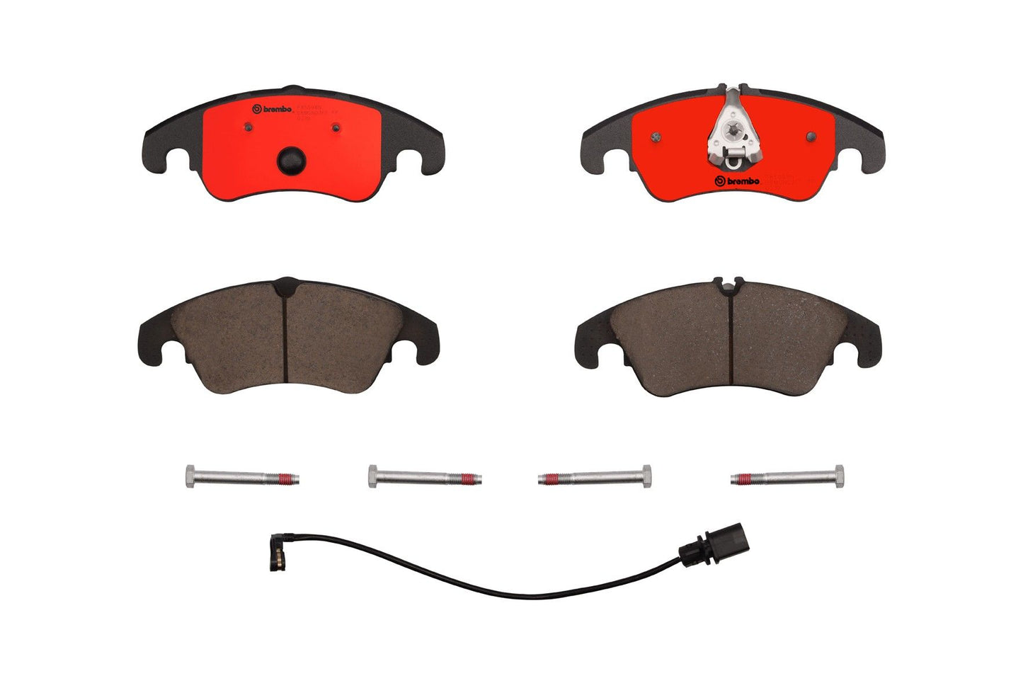 Top View of Front Disc Brake Pad Set BREMBO P85098N