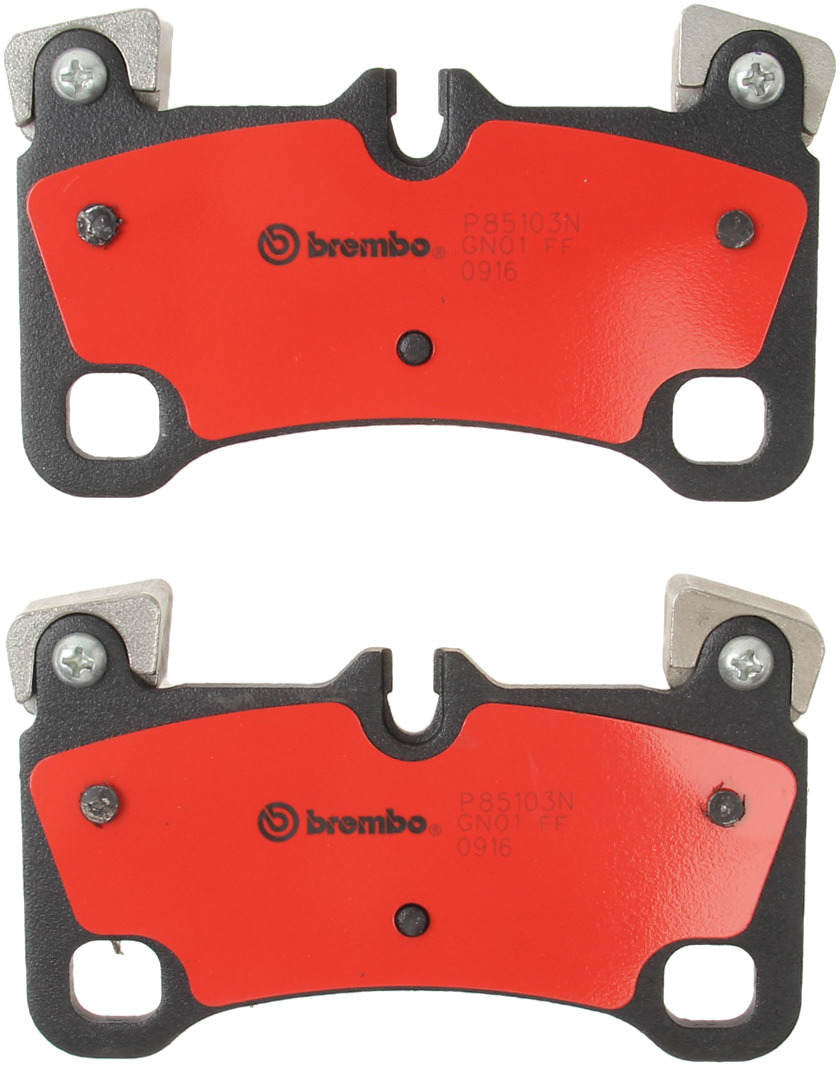 Back View of Rear Disc Brake Pad Set BREMBO P85103N