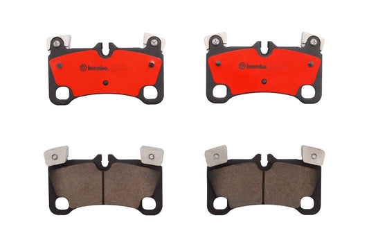 Top View of Rear Disc Brake Pad Set BREMBO P85103N