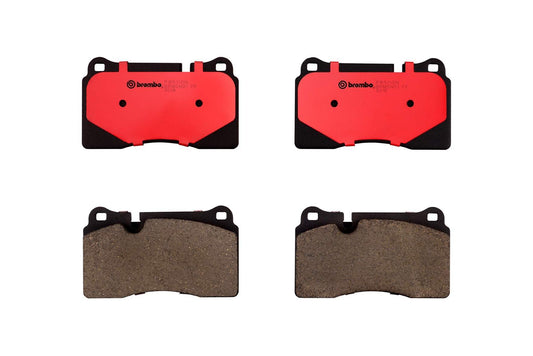 Top View of Front Disc Brake Pad Set BREMBO P85110N