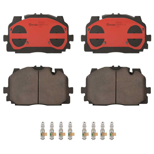 Front View of Front Disc Brake Pad Set BREMBO P85165N