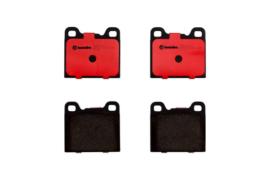 Top View of Rear Disc Brake Pad Set BREMBO P86002N