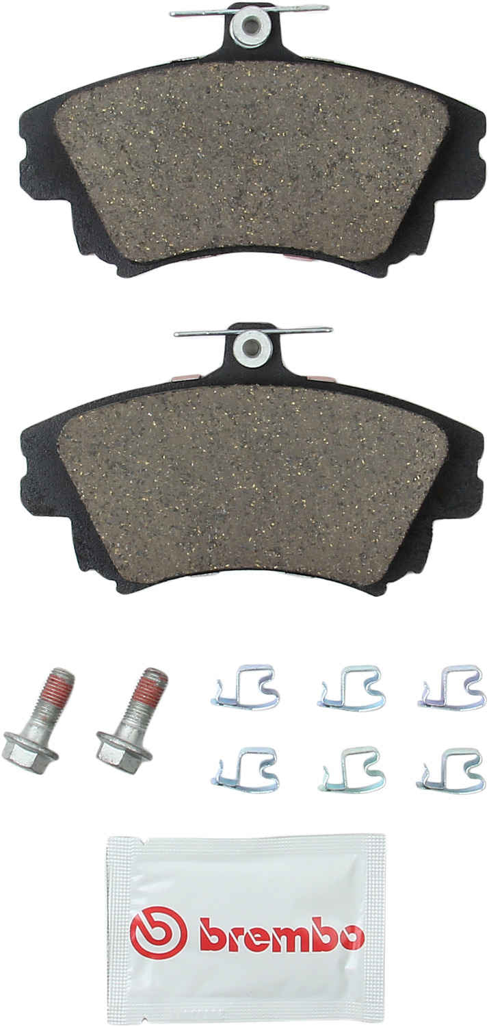 Front View of Front Disc Brake Pad Set BREMBO P86017N