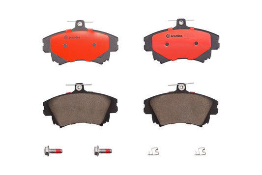 Top View of Front Disc Brake Pad Set BREMBO P86017N