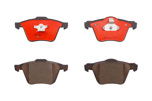 Top View of Front Disc Brake Pad Set BREMBO P86018N