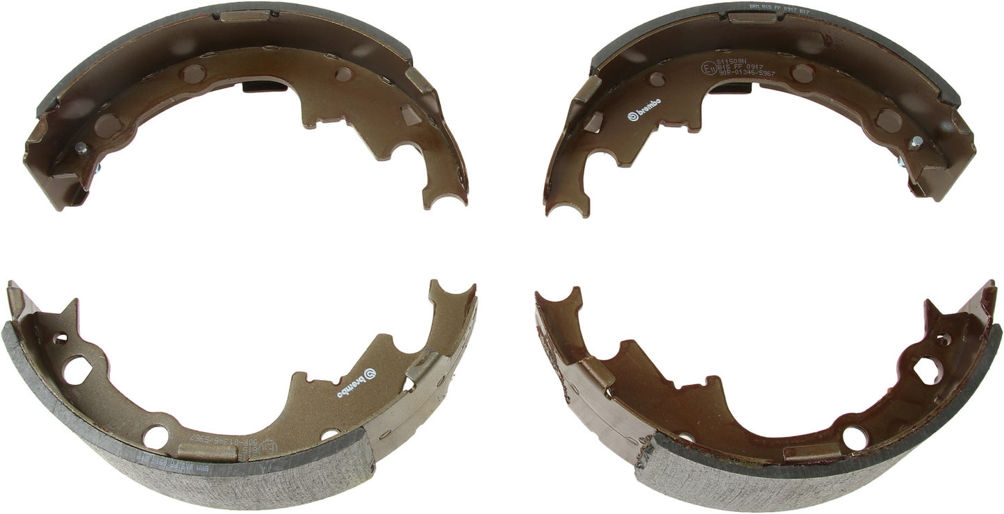 Bottom View of Rear Drum Brake Shoe BREMBO S11509N