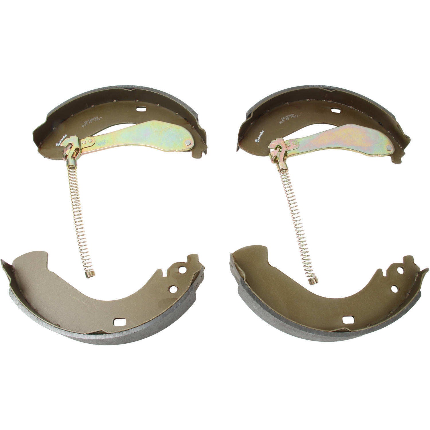 Front View of Rear Drum Brake Shoe BREMBO S61528N