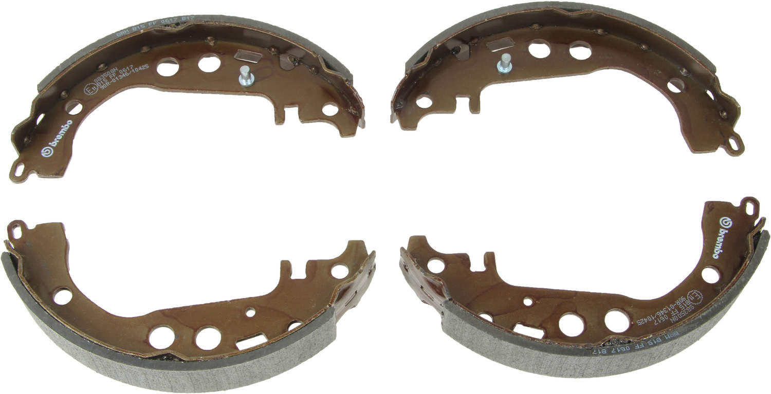 Bottom View of Rear Drum Brake Shoe BREMBO S83508N