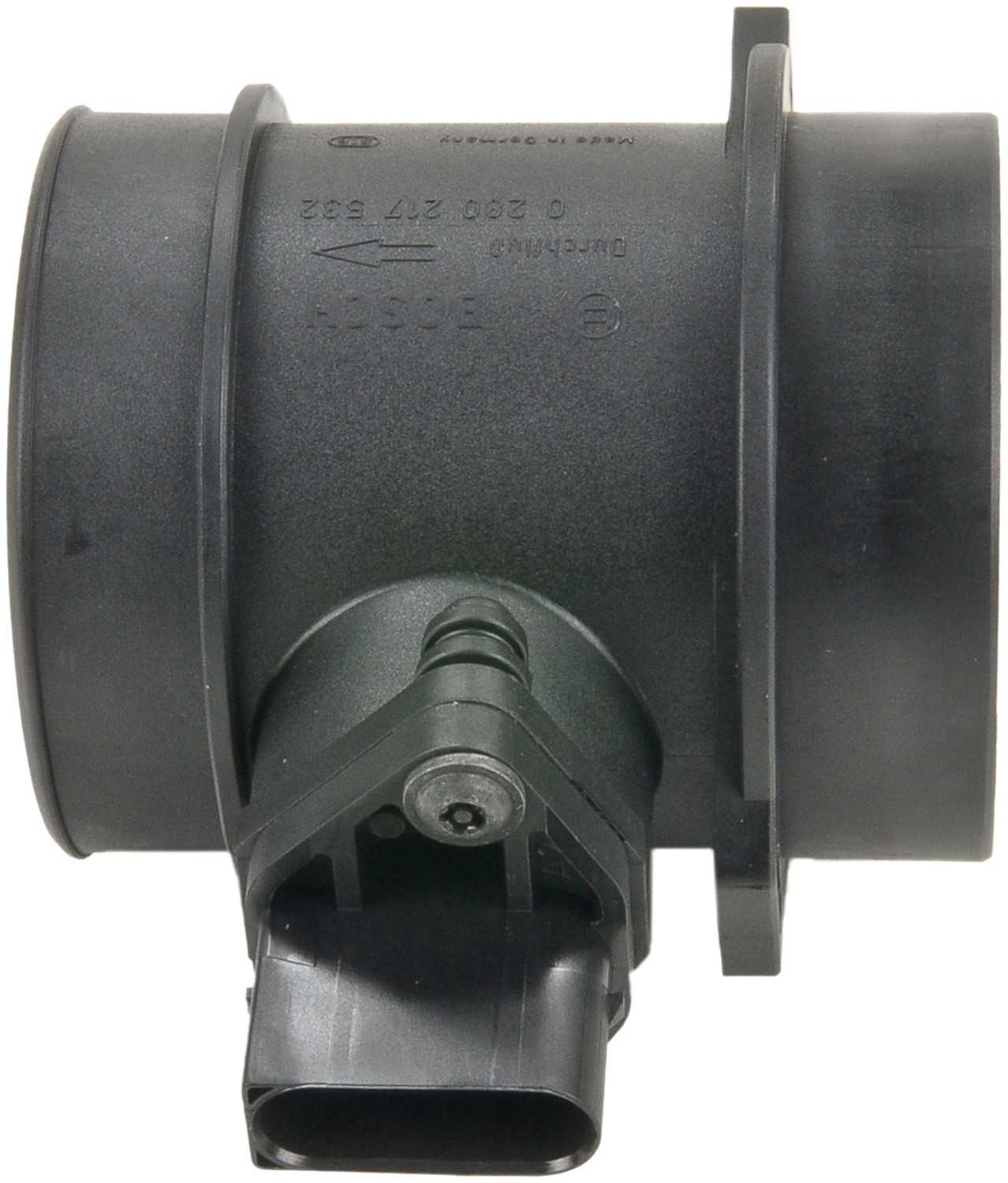 Front View of Mass Air Flow Sensor BOSCH 0280217532