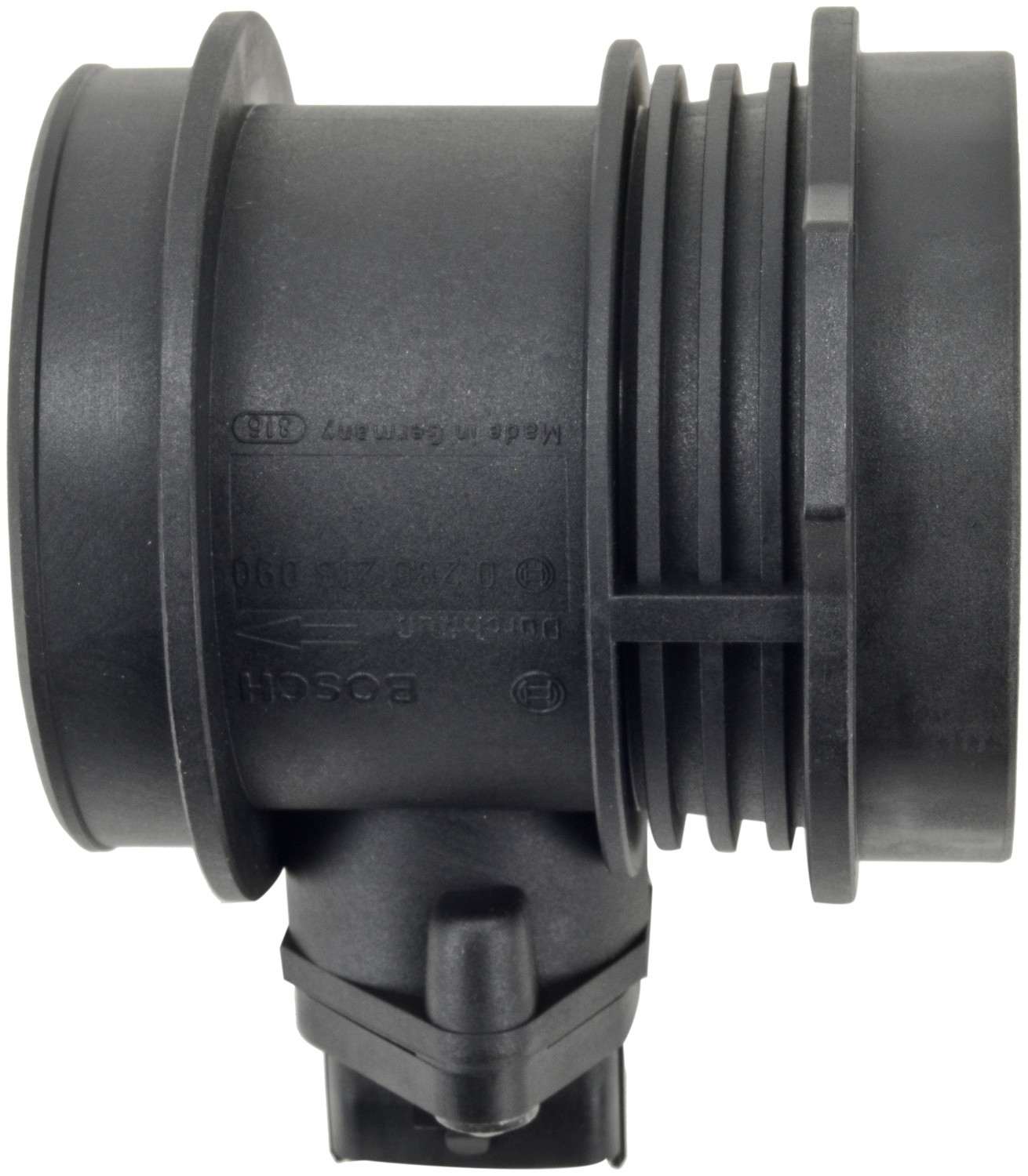 Top View of Mass Air Flow Sensor BOSCH 0280218090