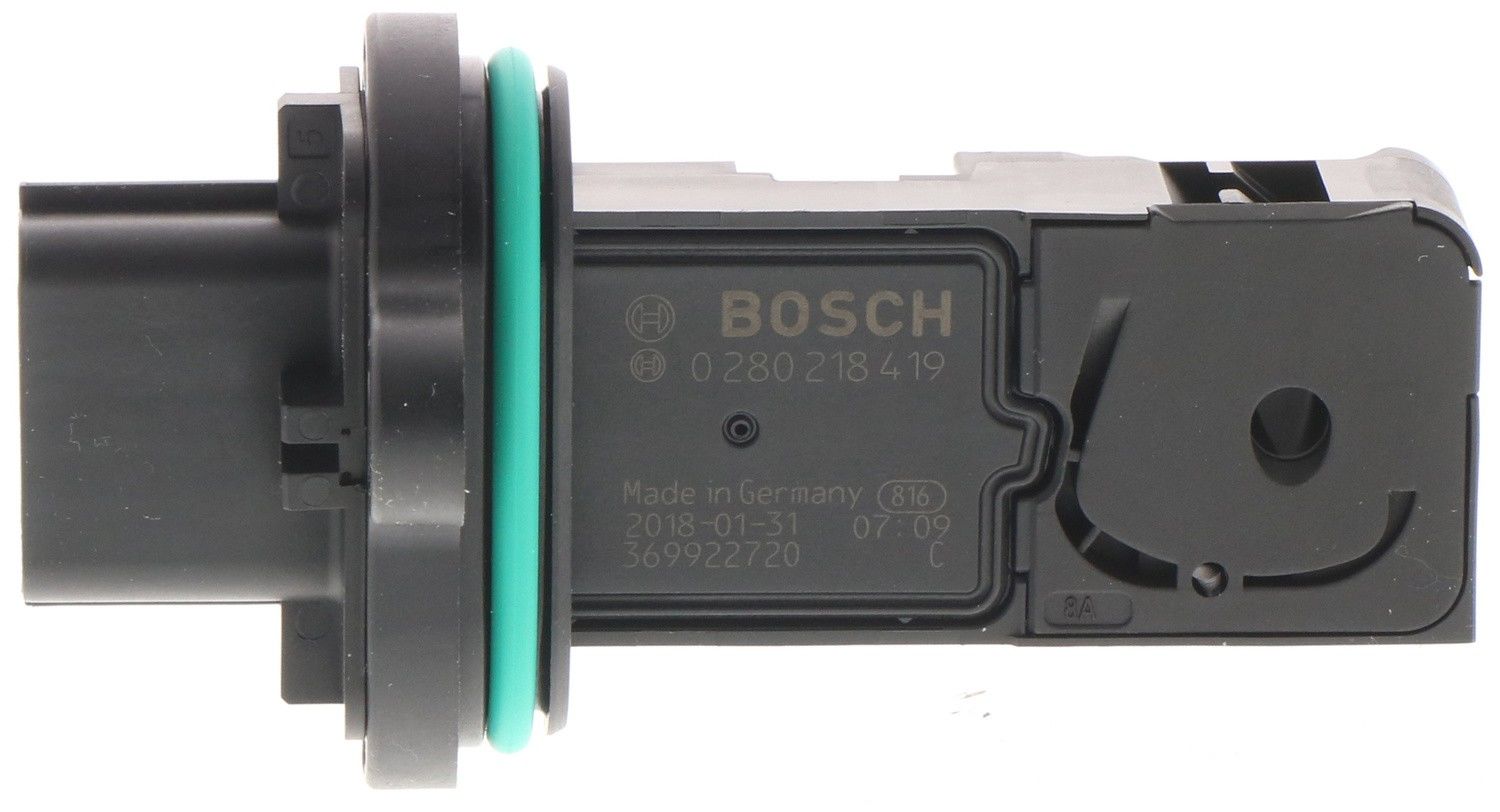 Left View of Mass Air Flow Sensor BOSCH 0280218419