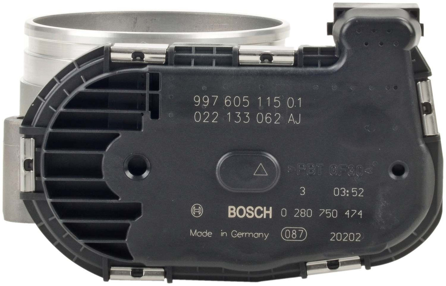 Back View of Fuel Injection Throttle Body Assembly BOSCH 0280750474