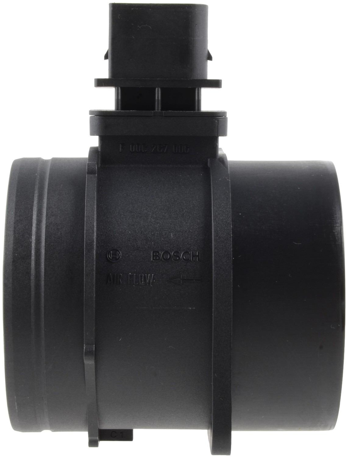 Bottom View of Mass Air Flow Sensor BOSCH 0281002896