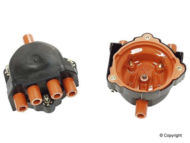 Top View of Distributor Cap and Rotor Kit BOSCH 03215