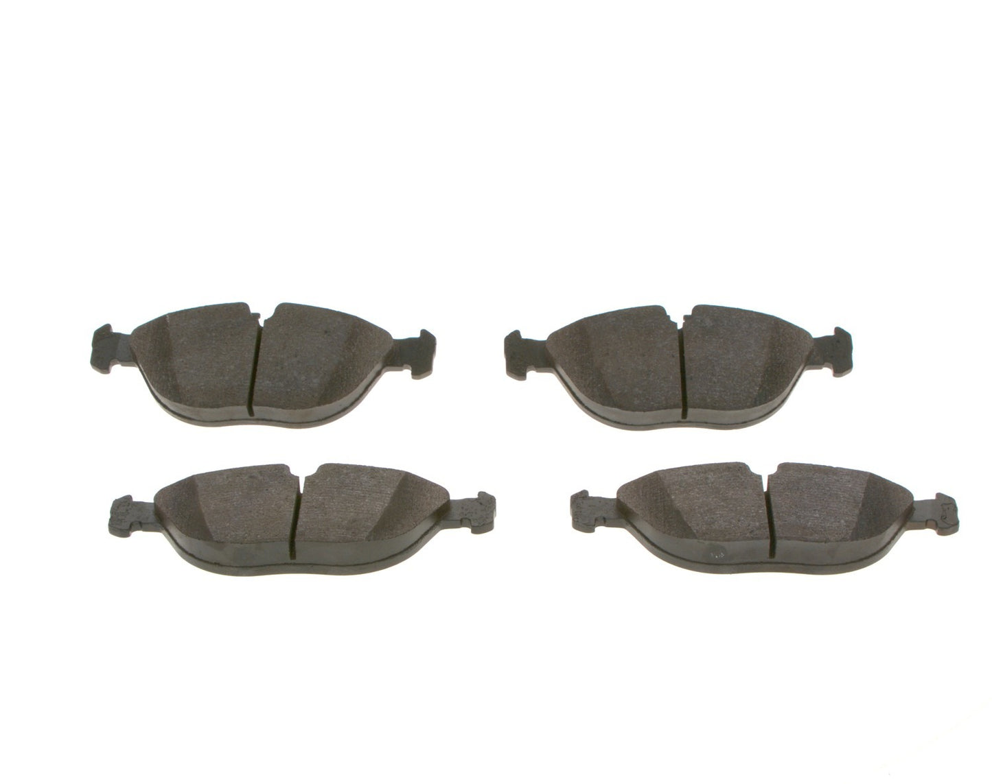 Bottom View of Front Disc Brake Pad Set BOSCH 0986424649