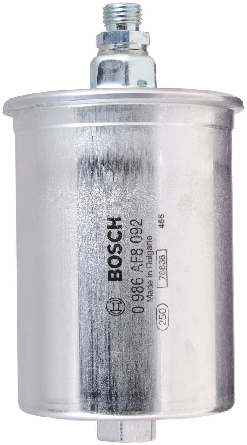 Front View of Fuel Filter BOSCH 0986AF8092