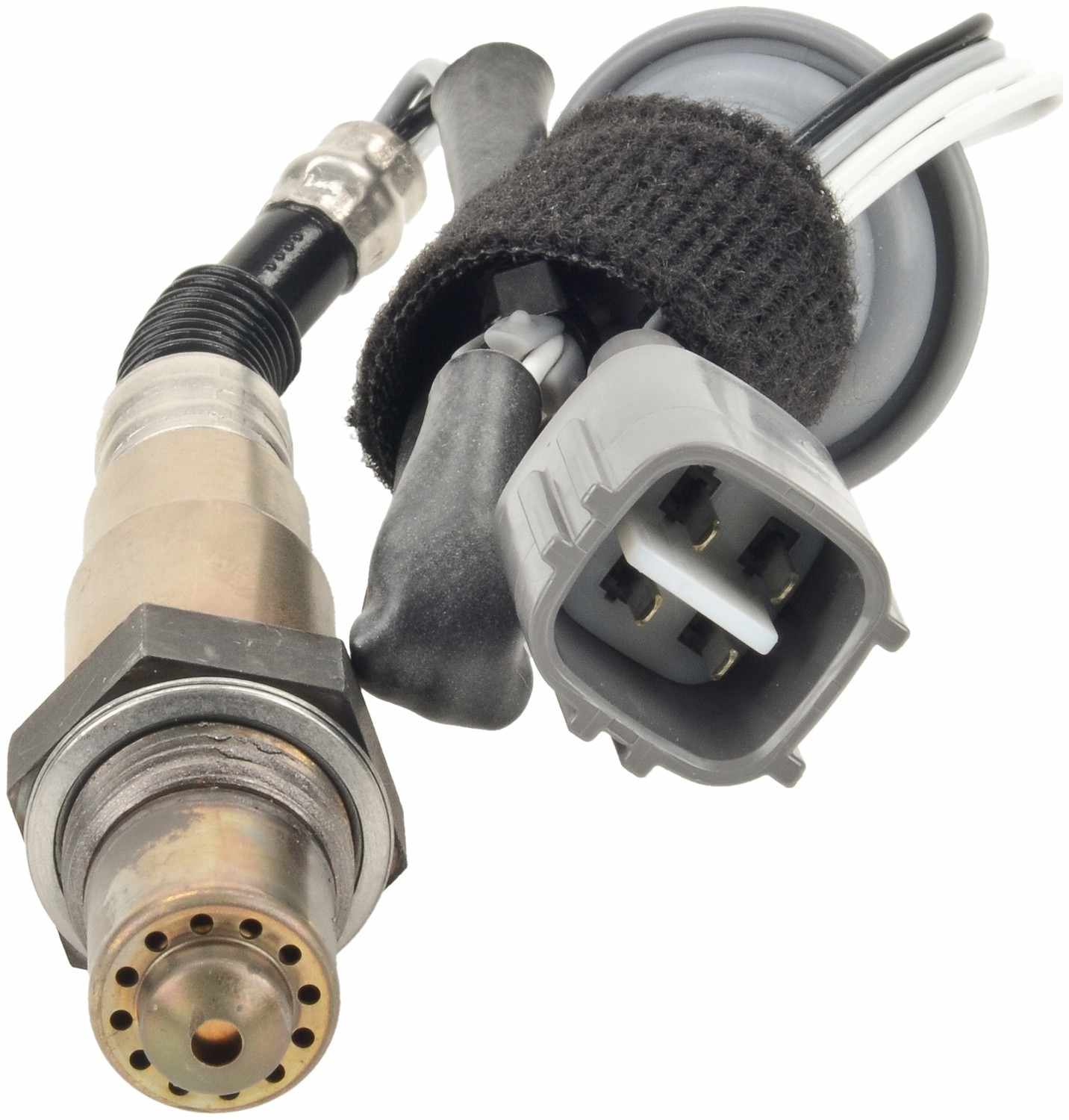 Front View of Downstream Oxygen Sensor BOSCH 13056