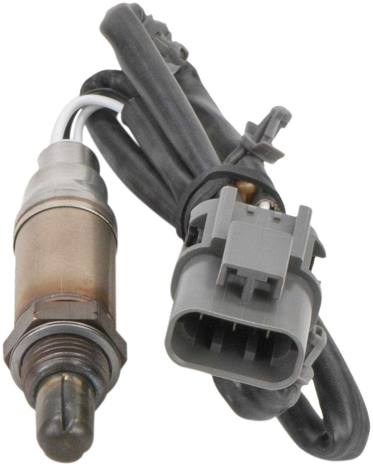 Front View of Left Oxygen Sensor BOSCH 13242