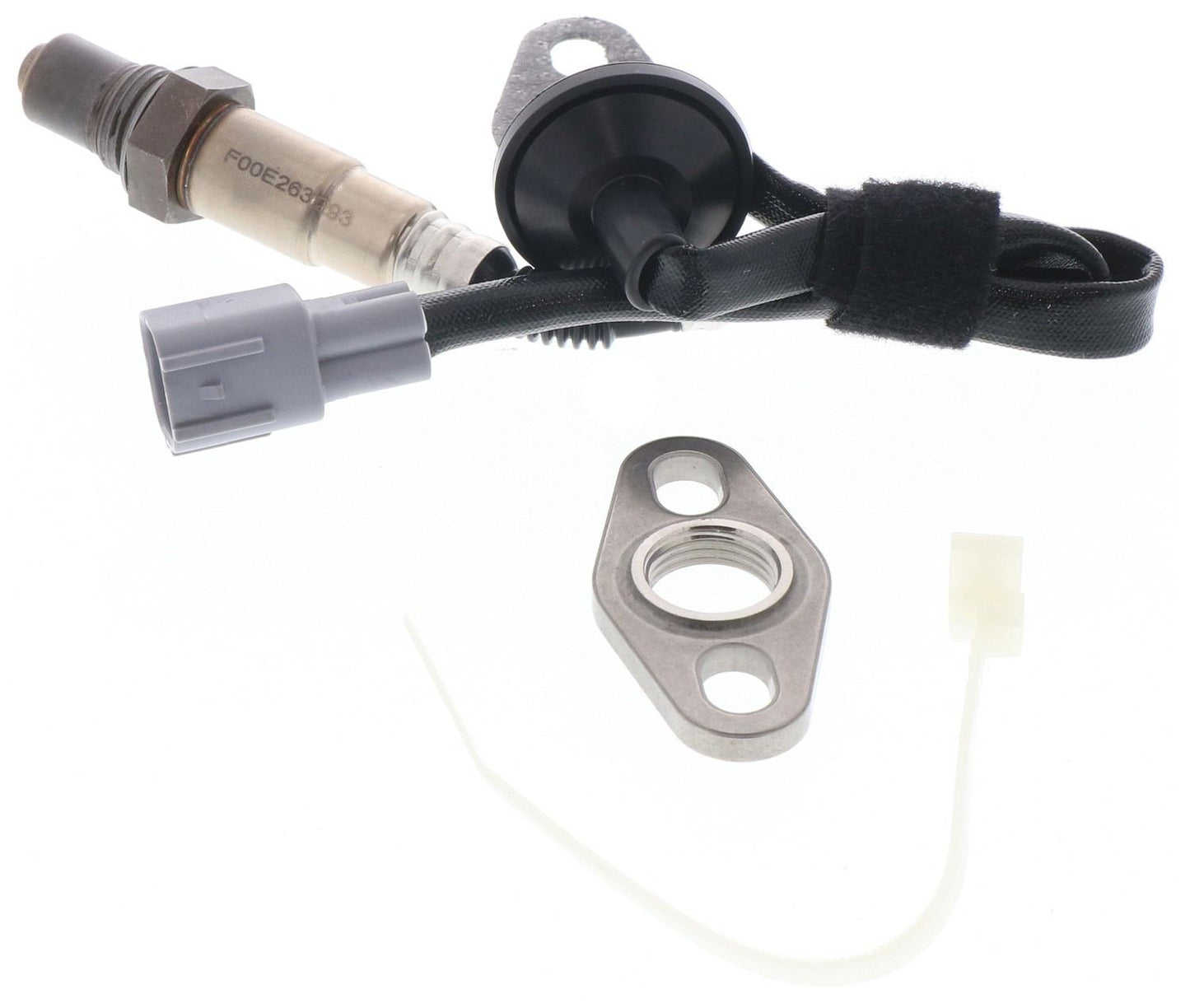 Left View of Downstream Oxygen Sensor BOSCH 13338