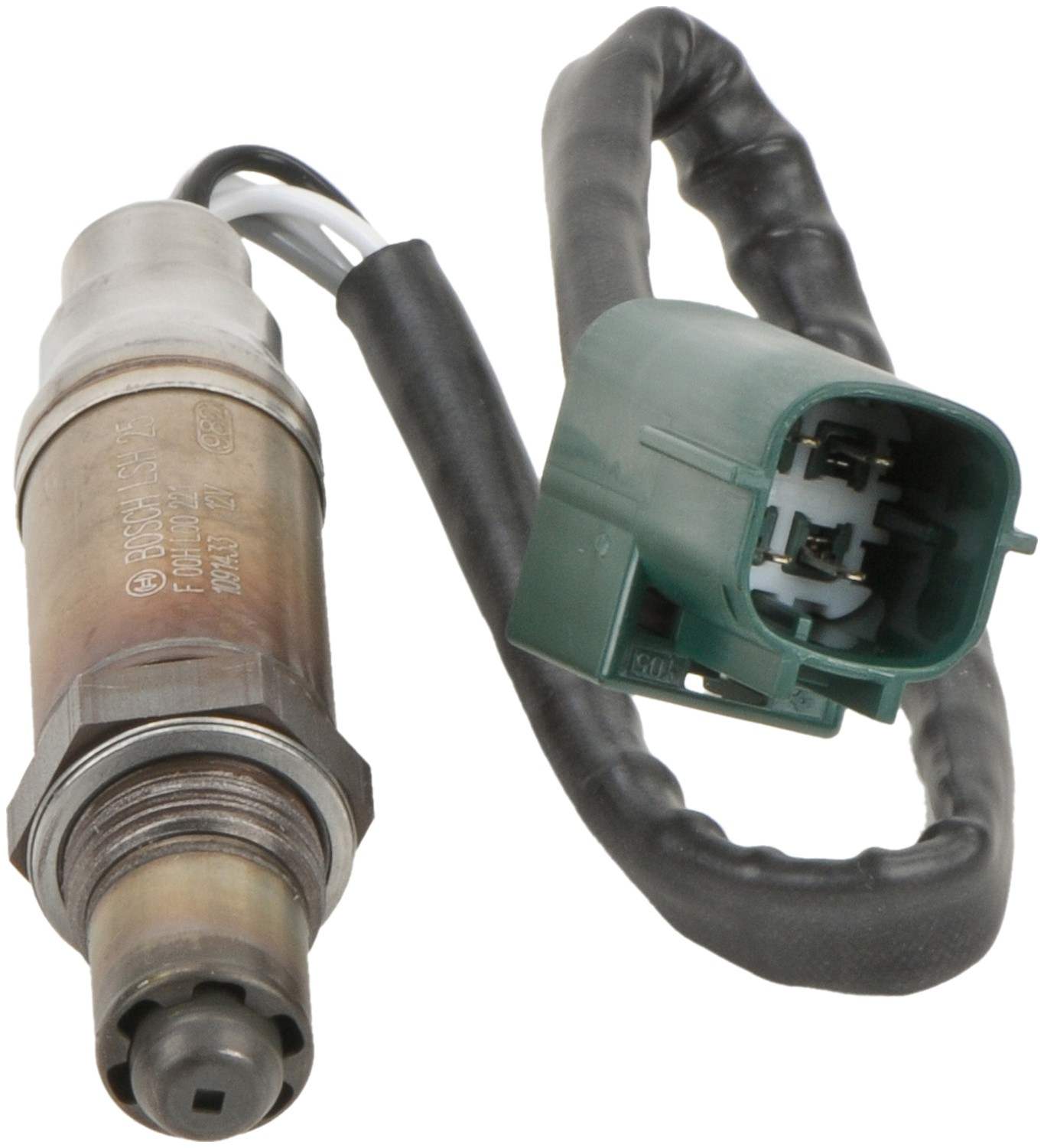 Front View of Left Oxygen Sensor BOSCH 15369