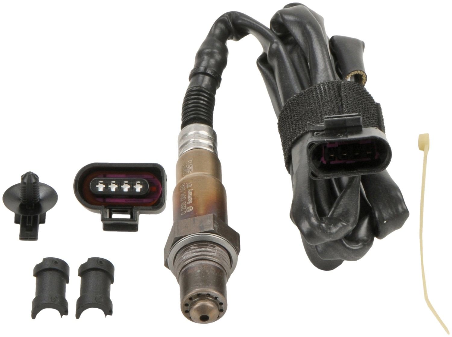 Front View of Downstream Oxygen Sensor BOSCH 16986