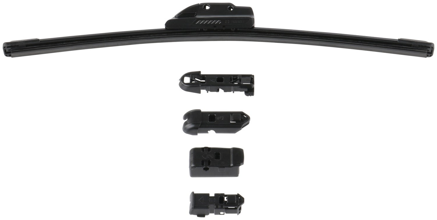 Back View of Front Left Windshield Wiper Blade BOSCH 16CA