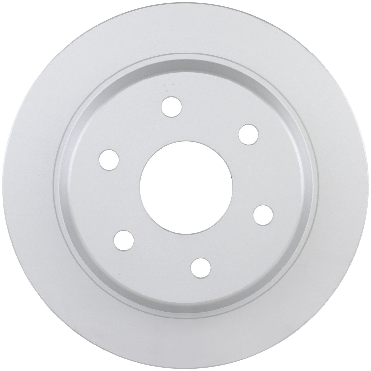 Front View of Rear Disc Brake Rotor BOSCH 25010546