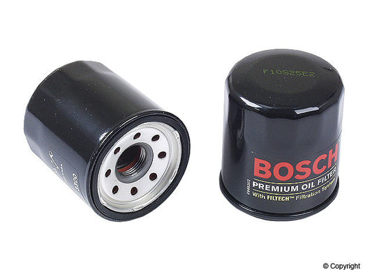 Top View of Engine Oil Filter BOSCH 3300