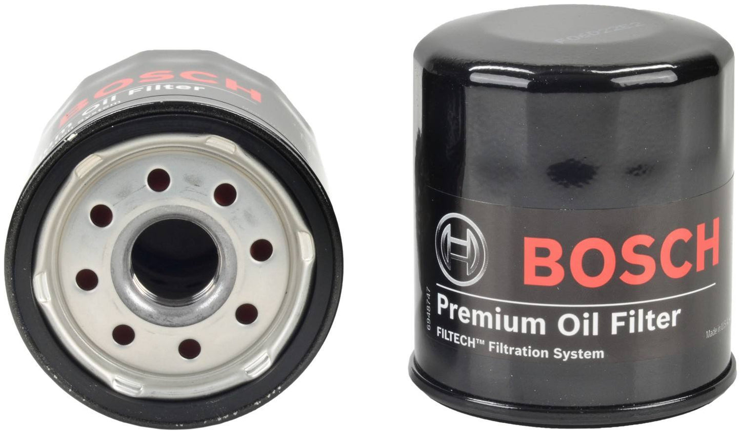 Front View of Engine Oil Filter BOSCH 3311