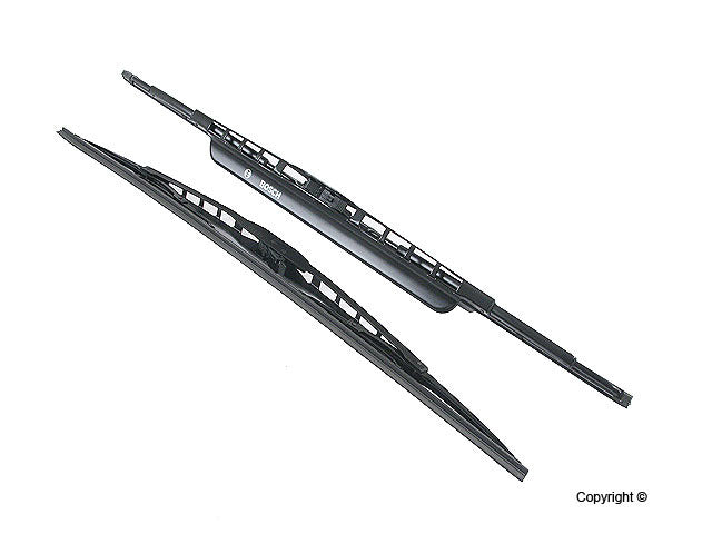 Top View of Front Windshield Wiper Blade Set BOSCH 3397001584