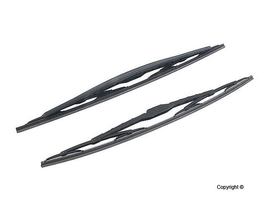 Top View of Front Windshield Wiper Blade Set BOSCH 3397001802