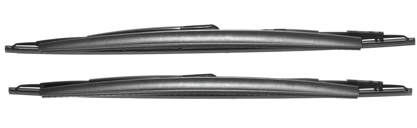 Front View of Front Windshield Wiper Blade Set BOSCH 3397001814